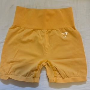 Orange size small, gymshark vital seamless 2.0 shorts